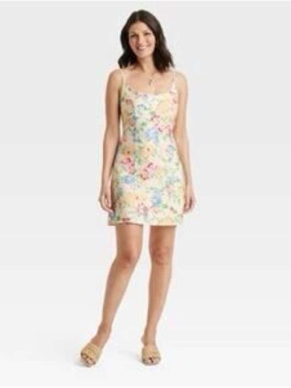 a new day Multicolor Smocked Sundress